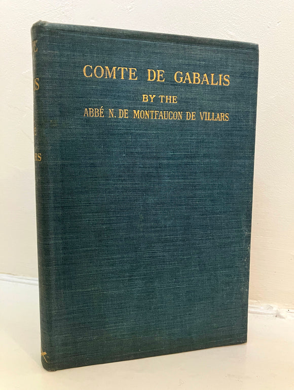 COMTE DE GABALIS by the Abbe N. De Montfaucon de Villars (Hardback, Macoy Publishing, 1922)