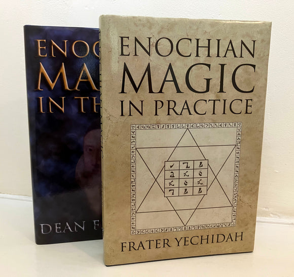 ENOCHIAN MAGIC IN THEORY / ENOCHIAN MAGIC IN PRACTICE - 2 Hardback Set. Limited 1/100, Signed - Frater Yechidah (Dean F. Wilson, Kerubim Press, 2012/2016)