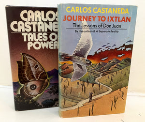 JOURNEY TO IXTLAN / TALES OF POWER - Carlos Castaneda (1970's hardbacks with jackets)