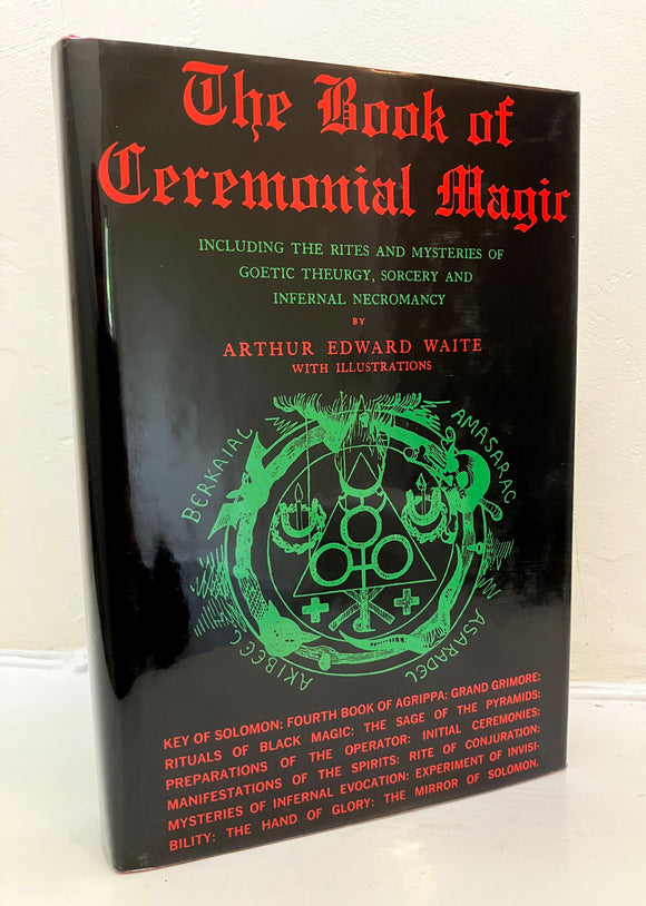 THE BOOK OF CEREMONIAL MAGIC - A.E. Waite (Hardback, 1969, Bell Publishing, NYC)