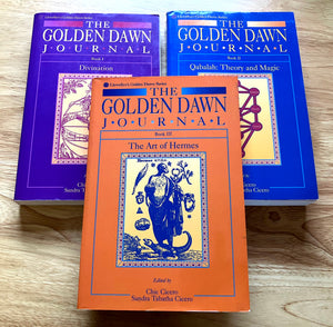 THE GOLDEN DAWN JOURNAL (3 Volume Set) (Edited by Chic Cicero & Sandra Tabatha Cicero (Llewellyn 1994/95)