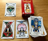 THE MAGICKAL TAROT DECK + BOOK SET - Anthony Clark (Aquarian Press, 1st ED. 1986 / 1992)