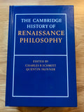 THE CAMBRIDGE HISTORY OF RENAISSANCE PHILOSOPHY (Edited by Charles B. Schmitt & Quentin Skinner) (Hardback, Cambridge University Press, 2009)