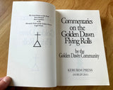 COMMENTARIES ON THE GOLDEN DAWN FLYING ROLLS - (Kerubim Press, 2013)