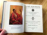 THE EQUINOX Vols. 1-10 Complete + THE BLUE EQUINOX Vol. 3. 1. ALEISTER CROWLEY (Weiser, 1972 Hardback Set)