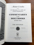 COMMENTARIES ON THE HOLY BOOKS - Aleister Crowley (Samuel Weiser, 1996)