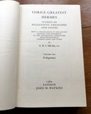 THRICE GREATEST HERMES - G.R.S. Mead (3 Vol. Hardback Set. Watkins, 1964)