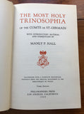 THE MOST HOLY TRINOSOPHIA OF THE COMTE DE ST. GERMAIN - Manly P Hall (Hardback, 1949, Philosopher's Press)