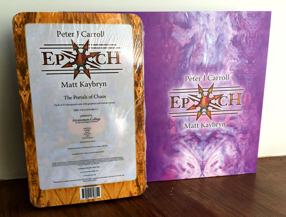EPOCH - Peter J Carroll (Hardback with cards. Arcanoroum, 1st Edition, 2014)